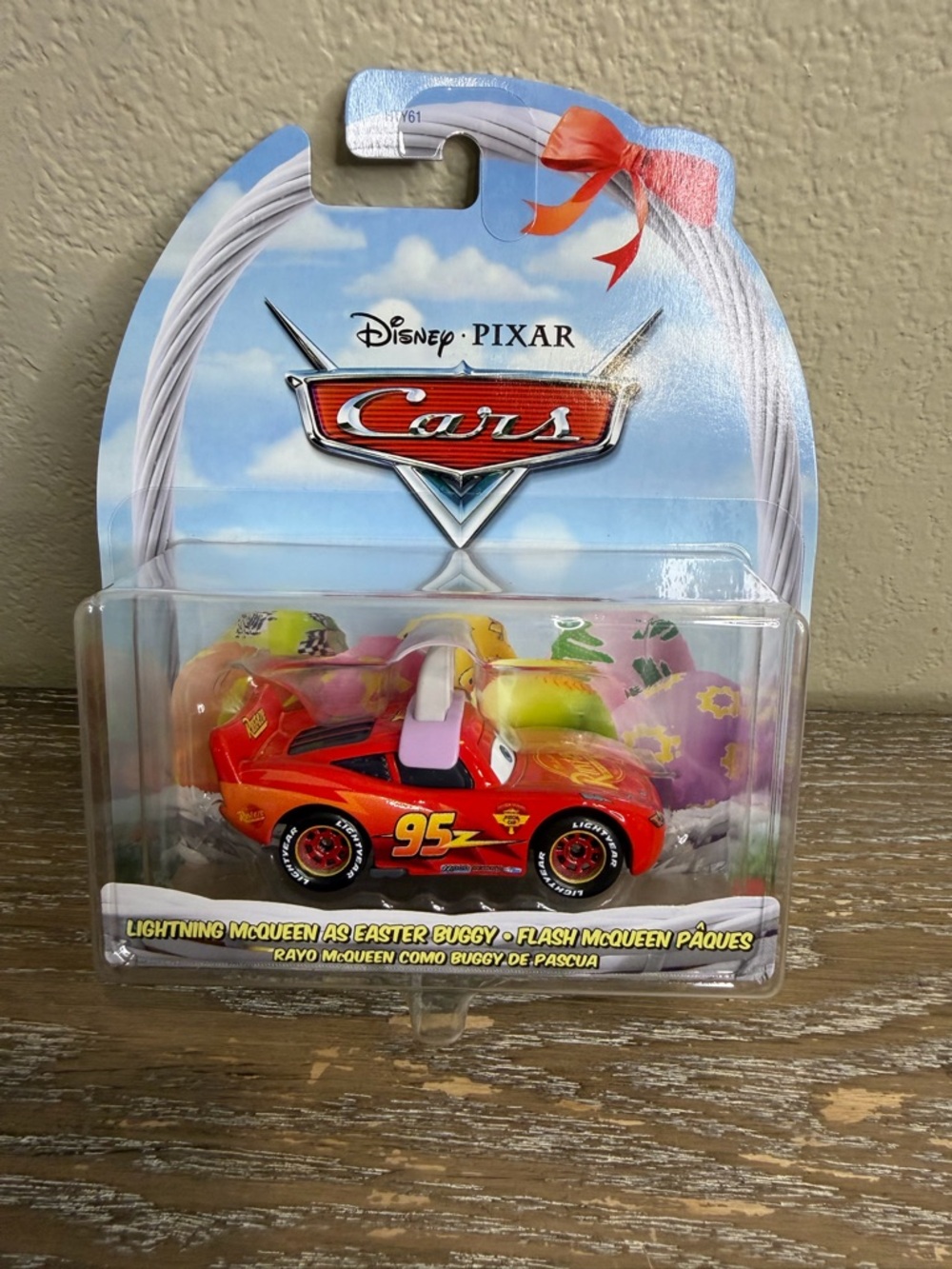New Disney Cars Easter Toy Set of 2 Lightning McQueen - Picture 2 of 3